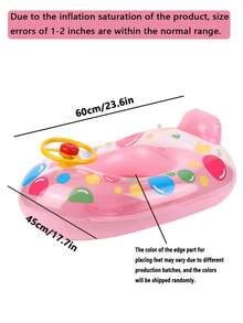 1 Stück kreative Donut-förmige Schwimmring, Kaffee/Grün/Rosa Farbe, aufblasbarer Schwimmring, perfektes Sommergeschenk für Pool- und Strandpartys, Spaß und Entspannung für Erwachsene im Urlaub - Verschiedenfarbig - Übersicht 8