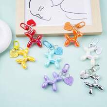 1pc Puppy Keychain, Car & Backpack Pendant, Small Gift For Friends - Multicolor - View 5
