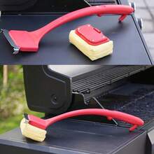 Bristle Free Grill Brush For Outdoor Grill,  Non-Metal BBQ Grill Cleaner For Outdoor Grills & Griddles, Heat Resistant Grill Cleaning Brush Fit Blackstone Traeger, Gift For Men Dad - A - View 5