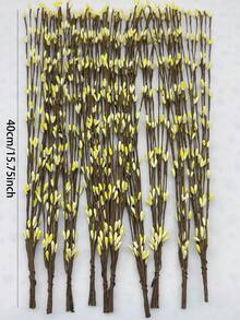 10/20pcs Berry Garland, Flexible Artificial Christmas Holly Berry Vine, Winter Berry Garland For Mantle Xmas Tree Window Door Hanging Indoor Outdoor Holiday Decoration - Multicolor - View 6
