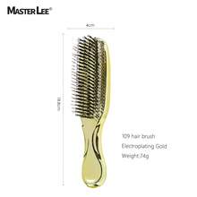 MASTERLEE 1pc Zeus Anti-Static Hair Brush, Soft Nylon Bristles For Scalp Massage, Suitable For Wet Or Dry Hair, Washable, Comfortable Handle, Hair Styling Accessory For All Hair Types - Multicolor - View 10