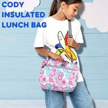 Bolsa de almuerzo de JJWorld New York Cody Cody - Frambuesa azul - Ver 2