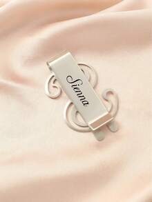 Personalized Stainless Steel Money Clip Custom Engraved Gift Groomsmen Husband Anniversary Engraved Dad - Multicolor - View 8