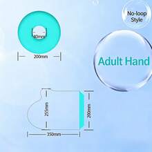 1pc Silicone Waterproof Cover, For Protecting Plaster Cast After Fracture Surgery, Waterproof, Minimalist Design - Multicolor - View 3