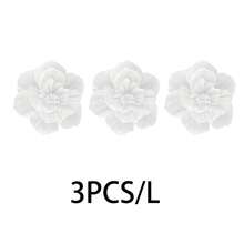 Set de 3 piezas Decoraciones de pared de flores de papel DIY para boda, fondo de flores, fiesta de regalo, fiesta de cumpleaños, cabina de fotos, fondo de arco, decoración de pared del hogar - Flor de papel tridimensional - Ver 19