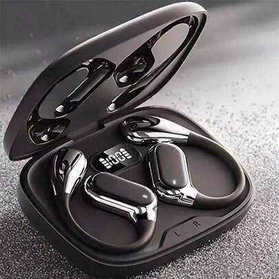 ワイヤレスイヤホン、ワイヤレスハンギングイヤホン、LEDディスプレイ機能、長バッテリー寿命。デジタルディスプレイワイヤレスイヤーフックは素晴らしいギフト選択肢です。