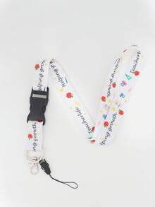 1条可爱教师证挂绳，可用于悬挂证件卡、钥匙、钥匙扣，配有金属钥匙圈，也可作手机挂绳，是送给女性、教师和员工的理想礼物。 - 彩色 - 查看 14