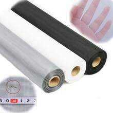Adjustable Large Size Flexible Fiberglass Window Screen, Suitable For Balcony Small Insect Protection Net, Replaceable Kit - Grey - View 7