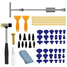 57pcs Car Body Dent Puller Kit, Auto Dent Repair Set With Golden Lifter For Auto Body Dent Remover, Minor Dent And Deep Dent Removal - A - View 11