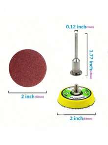150/100pcs Sandpaper Polishing Pad Set - Durable Multi-Purpose Sanding Discs (60-2000 Grit) For Smooth Polishing | Power Tool Accessories | Suitable For Woodworking, Metalworking And Metal Polishing | Men's Tools, Car Repair Tools - Multicolor - View 3