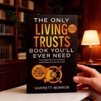 1pc 2026 Edition "The Only Living Trusts Book You'll Ever Need".Step-By-Step DIY Living Trust Guide .Skip Expensive Lawyers, Avoid Probate & Protect Your Family.Save On Taxes & Secure Your Legacy.Perfect Retirement & Wealth Preservation Gift.