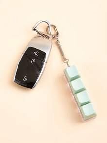 1 móc khóa bàn phím nhiều màu giảm căng thẳng, đồ chơi bấm ngón tay, bàn phím vuông 4 phím, phụ kiện móc khóa ô tô, charm treo túi, quà tặng sinh nhật lễ tết - Nhiều màu - Xem 4