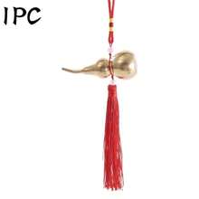 1pc/4pcs Feng Shui Good Luck Pendant (Metal Gourd With 5 Coins) As A Blessing Gift Brings Health, Success, Tranquility, And Wealth. Suitable For Car Furniture, Bags, Homes, Offices, And Other Scenes - Multicolor - View 14