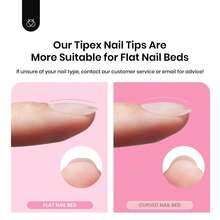 Beetles Tipex Lite Pre-Built Apex Nail Tips Kit, Stiletto Medium, With Tipex Nail Glue,  All-In-One Gel Nail Kit - Coffin Medium 224pcs (Tipex Nail Kit) - View 8