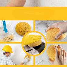 Esponja Escovadora em Favo de Mel, Multifuncional para Limpeza de Cozinha, Parede e Carro, Esponja de Limpeza Doméstica Super Absorvente - A - Visão 5
