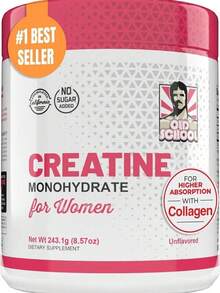 Creatine For Women – 5000mg Micronized Creatine Monohydrate With 2000mg Collagen + 1g BCAA 2:1:1 |   Muscle Recovery, Strength & Glute Support |   No Fillers, Natural Lemonade Flavor, Made In USA - 1 - 查看 1