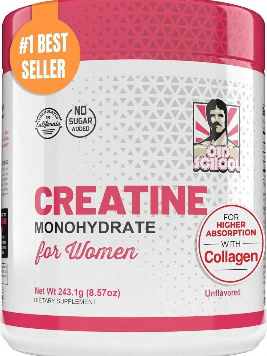 Creatine For Women – 5000mg Micronized Creatine Monohydrate With 2000mg Collagen + 1g BCAA 2:1:1 |   Muscle Recovery, Strength & Glute Support |   No Fillers, Natural Lemonade Flavor, Made In USA - 1 - 查看 1