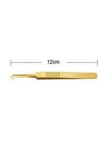 NAGARAKU Gold Tweezer For False Eyelashes, N07 Eyelash Tool, Clip, Eyelash Trimming, Eyelash Grafting, Eyelash Curler , High-Precision Tweezer Makeup - Champagne - View 6