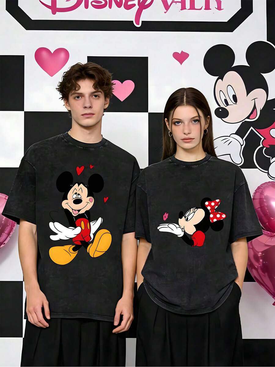 Disney Men T-Shirts - Black - Female - View 1