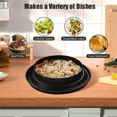 Dụng cụ xé thịt ức gà - Thiết bị nhà bếp dùng để xé thịt, băm nhỏ, nghiền khoai tây và rau bina | Hoàn hảo cho việc chuẩn bị bữa ăn và thức ăn cho thú cưng (Khám phá thêm nhiều chức năng khác)