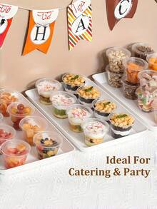Hũ thủy tinh có nắp trong suốt, cốc đựng thạch, thích hợp dùng cho các món tráng miệng, bánh cupcake, parfait, bánh pudding, đồ uống lạnh, đồ ăn nhẹ, trái cây, kem, phục vụ tiệc, sữa chua, bảo quản, cốc đựng nước sốt salad, hộp đựng gia vị, và là món quà tuyệt vời nhất cho tiệc cưới, Lễ Tạ ơn, Halloween và Giáng sinh. - Nhiều màu - Xem 9
