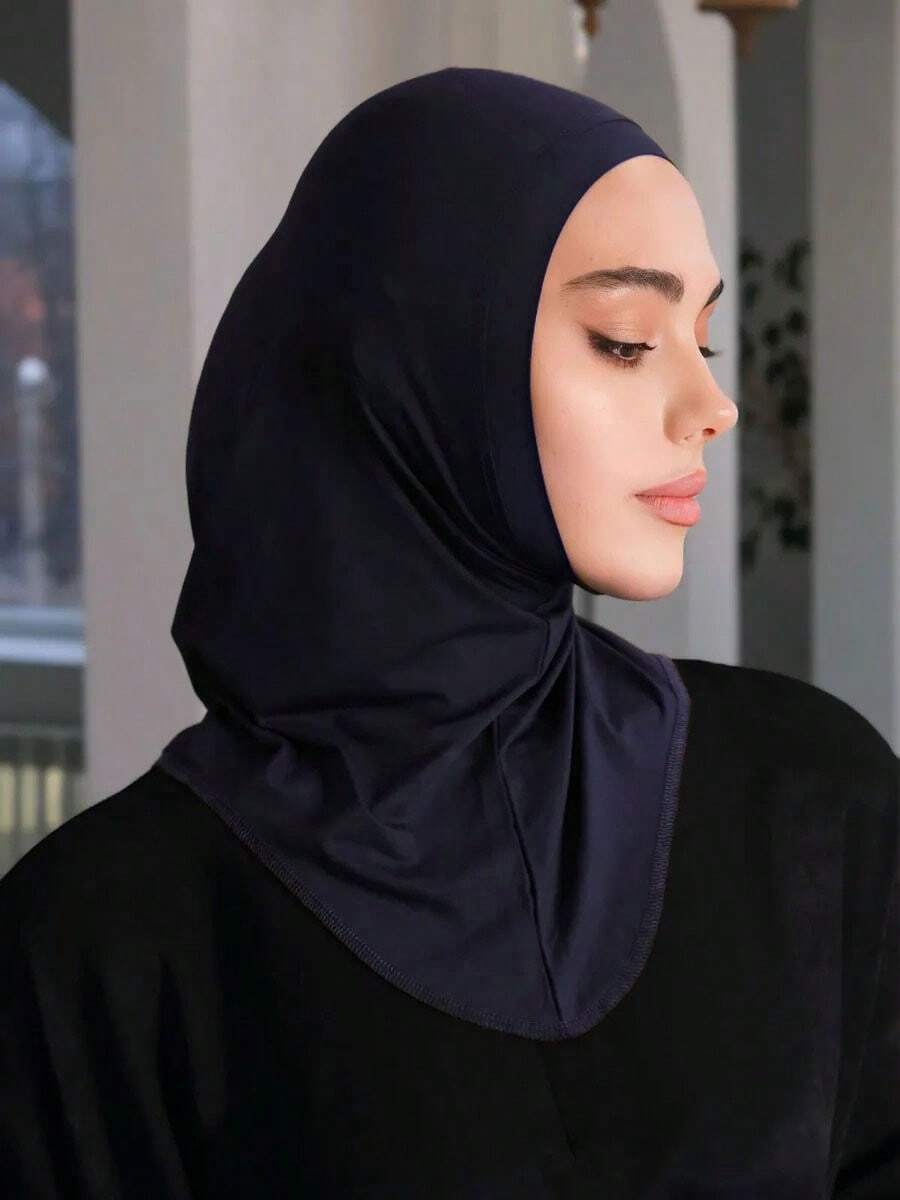 1pc Women's Fashion Solid Color Elastic Chin Cover Neck Warmer Scarf,Beach,Holiday