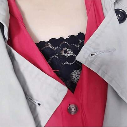 1/3 Piezas Almohadillas de sujetador antivértigo elegantes con flores, realzador íntimo cómodo y de moda, almohadillas de inserción de encaje tejido para mujer, accesorios de sujetador anti-espionaje y bloqueadores de luz, encaje delicado lavable, ideal para volver al colegio, bodas, regalos de cumpleaños, color aleatorio