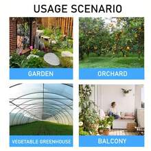 可调节蓝色滴灌头，适用于农业果园、果树，配有专用水管和浇水工具，全套设备 - 灌溉噴霧器 - 查看 8