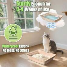 Cat Litter Box - Yellow - View 3