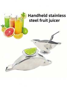 2pcs/1pc New Design Bird-Shaped Lemon Squeezer, Made Of Thickened Stainless Steel, Manual Citrus Juicer, Kitchen Tool - Multicolor - View 6