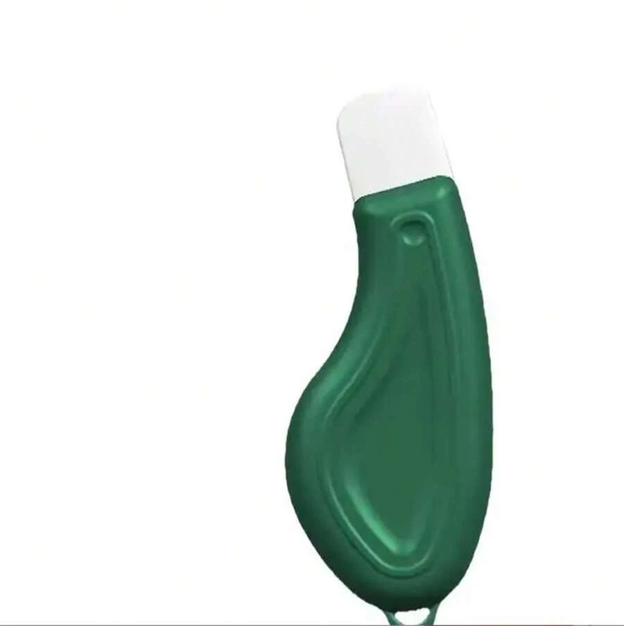 Hot-Selling Item: 1-Piece Nose Blackhead Remover, Gentle Facial Pore Cleaner, Silicone Facial Scraper, Skin Exfoliator, Facial Scraper, Skincare Tool NB8L - Dark Green - View 1