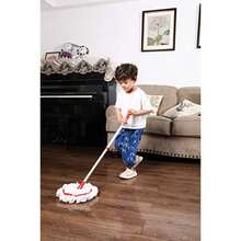 Mini Mop for Retractable Removable Little Helper's Small Cleaning Tool - Blanco y rojo - Ver 3