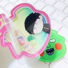 1个灵能百分百卡通酒窝摇晃钥匙扣亚克力摇晃吊坠，可挂在背包上 - 彩色 - 查看 5