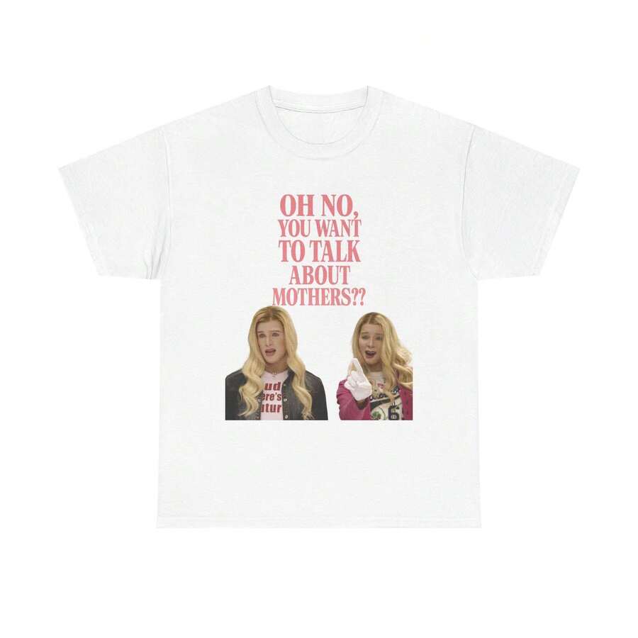 Funny White Chicks Fan Day Tee Unisex Heavy Cotton Shirt Great For Moms Gift For Mothers Day Humorous T-Shirt For Celebr - trắng - Xem 1