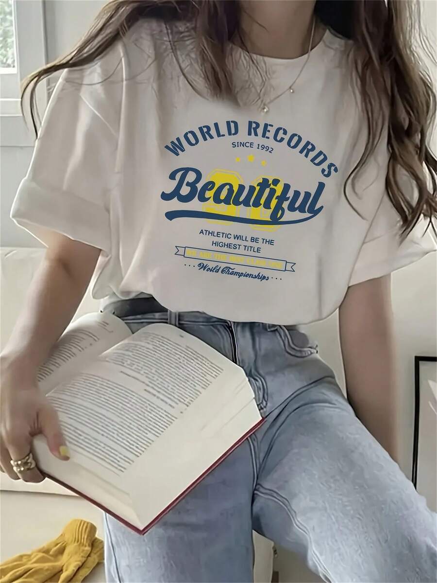 Women T-Shirts - White - View 1