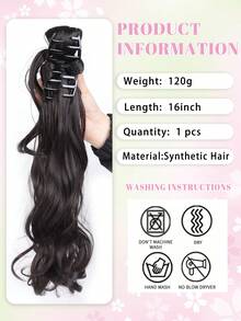 Synthetic Wig Braid Ponytail Female Grip Clip Gentle Curling Hair New Chinese Style Side Ponytail Braid Suitable For Women's Daily Wear And Gatherings - Multicolor - View 4