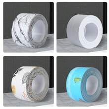 Random Style Waterproof Caulk Strip, Self-Adhesive Mildew-Proof Sealing Tape For Kitchen Sink, Countertop, Bathroom Toilet - Random Style - View 4