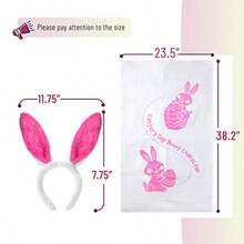 Mr. Pen - Bolsas de carreras con orejas de conejo 38.2 x 23.5 pulgadas tamaño grande juego de 6 bolsas de carreras para adultos y niños juego familiar juegos al aire última intervensión juegos - Blanco - Ver 3