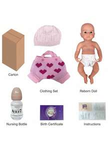 Muñeca bebé de silicona suave hecha a mano de 13 pulgadas, anatómicamente precisa, adecuada como regalo de cumpleaños para niños - Bettie de silicona - Ver 11