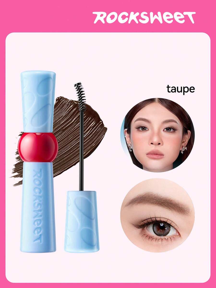 ROCK SWEET眉毛染色凝胶：自然、防水、防晕染、持久定型，适合浓密眉毛