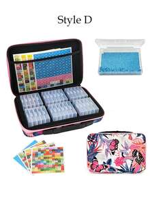 New Diamond Painting Tool Storage Bag, 2-In-1 Diamond Painting Tray Storage Box, Multiple Patterns And Styles Available, Ideal For Diamond Painting Enthusiasts, Perfect Holiday Gift - View 7