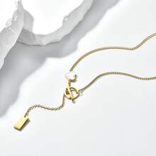 Colgante con cierre elegante OT, accesorio versátil y de moda - Collar con colgante de hebilla OT - Ver 5