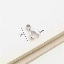 S925 Sterling Silver Pendant Clasp, DIY Necklace Pendant Accessory - Clip - View 3