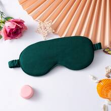 Double-Sided Cotton-Like Blackout Sleep Eye Mask, Breathable Travel Outdoor 100% Cotton Eye Shade, Comfortable & Skin-Friendly Solid Color - Multicolor - View 8
