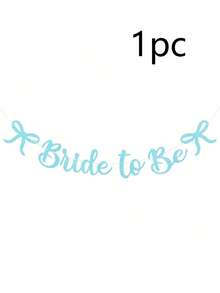 Decoraciones de fiesta de despedida de soltera con lazo de brillo dorado rosa, adecuadas para ducha nupcial, compromiso, celebración de boda, fiesta de compromiso - multicolor - Ver 15