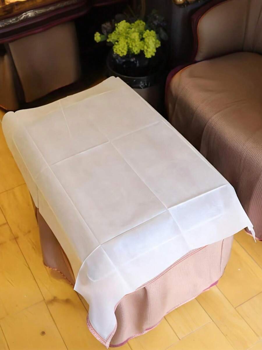 100pcs Premium Disposable Pillow Covers, Footrest Pads - Foot Massage And Foot Bath Mats, Suitable For Beauty Salons, Home Spas And Nail Salons - Multicolor - View 1