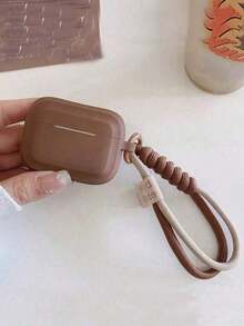 Silicone Protective Case For  4th Gen,  Pro 2,  3,  2 With Lanyard - Brown - View 4