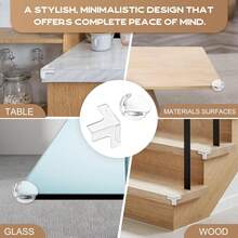 2 To 8 Pieces Per Pack: Baby Corner Protection Guards, Made Of Transparent Material, Used To Protect The Corners Of Furniture And Tables. - Table Corner Protector - View 5