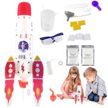 6+ Years Old Kids Rocket Science Kit, Includes Rocket Model And Launcher. Through This Entry-Level STEM Space Toy, Both Boys And Girls Can Make Their Own Rockets - Multicolor - View 2