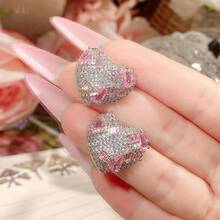 Women Jewelry Sets - Earrings 0175 [Golden Yellow] (Pair) - View 3